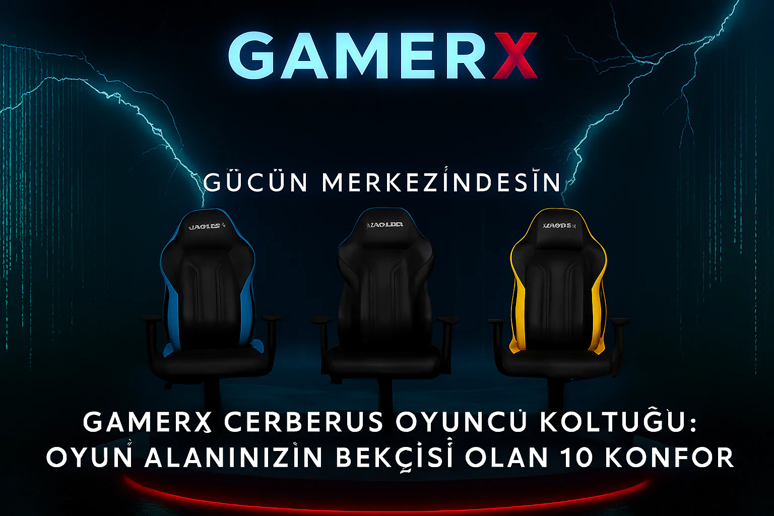 GAMERX Cerberus Oyuncu Koltuğu İncelemesi: Performansınızı 12 Kat Artıracak 7 Efsanevi Özellik