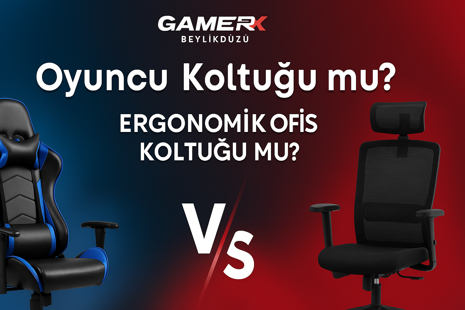 Oyuncu Koltuğu mu, Ergonomik Ofis Koltuğu mu? 7 Kritik Farkla Sağlığınız ve Performansınız İçin En İyisi Hangisi?
