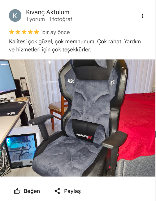 GamerX Oyuncu Koltuğu Model A