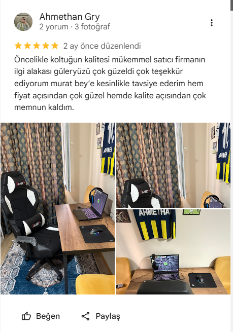 GamerX Oyuncu Koltuğu Model A