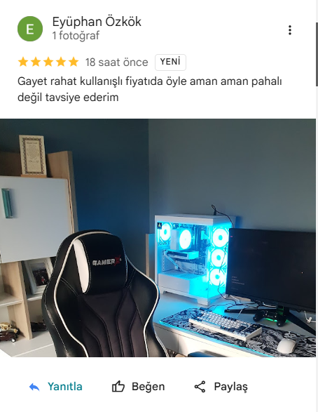 GamerX Yakuplu Koleksiyonu Koltuk