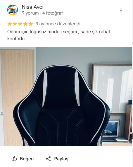 GamerX Oyuncu Koltuğu Model A