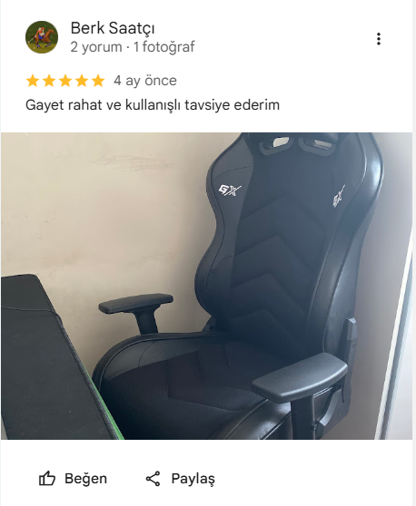 GamerX Yakuplu Koleksiyonu Koltuk