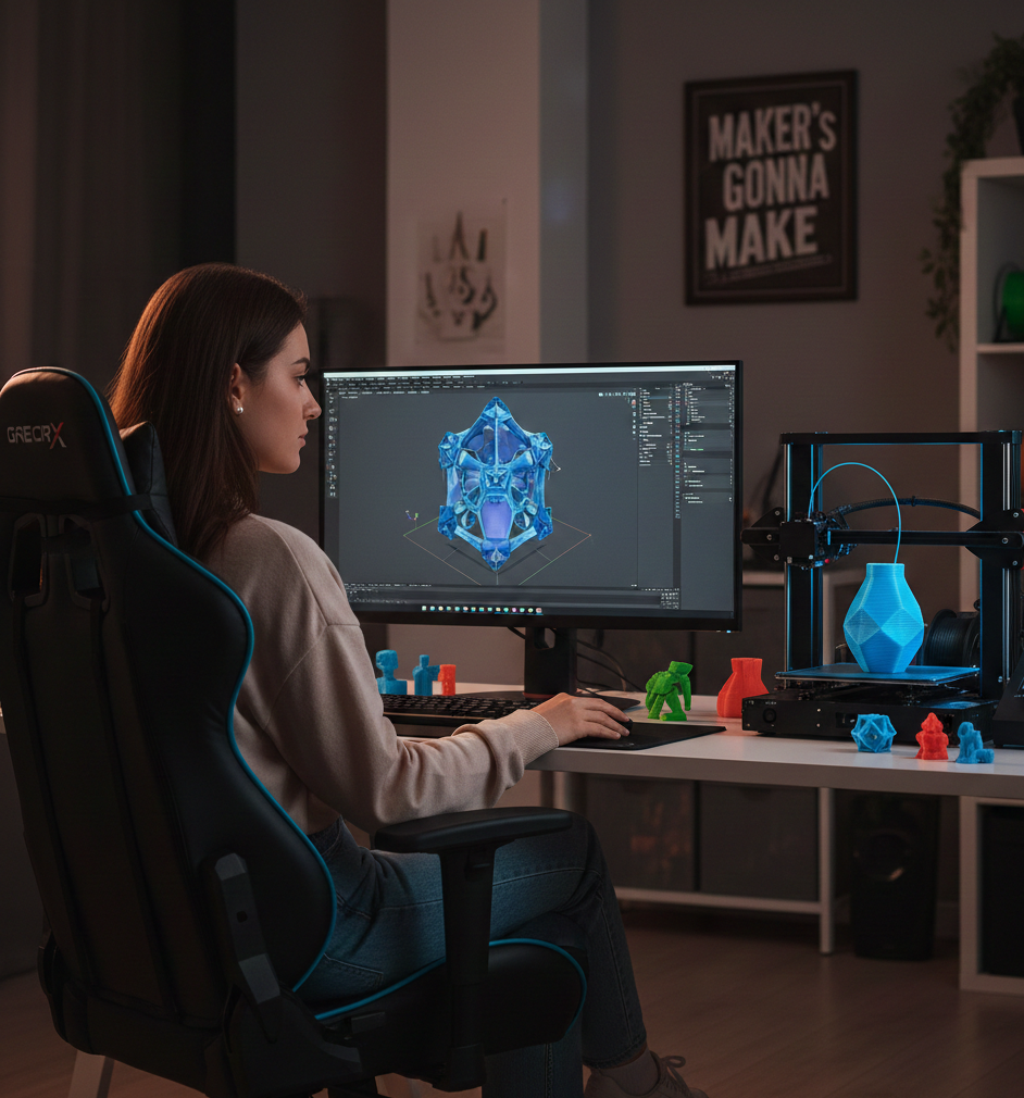 GamerX Fabrika Satış Mağazası ve 3D Yazıcı Üretim Alanı
