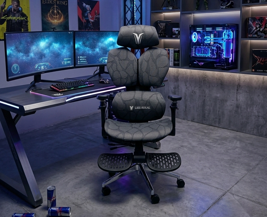 Like-Regal Premium Ergonomik Koltuk: 6D Kolçak ve Ayak Uzatma ile Tam Konfor